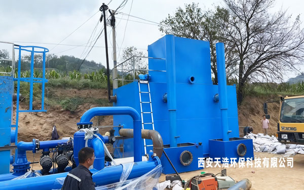 甘肅長慶黃河水處理項目凈水設(shè)備安裝調(diào)試